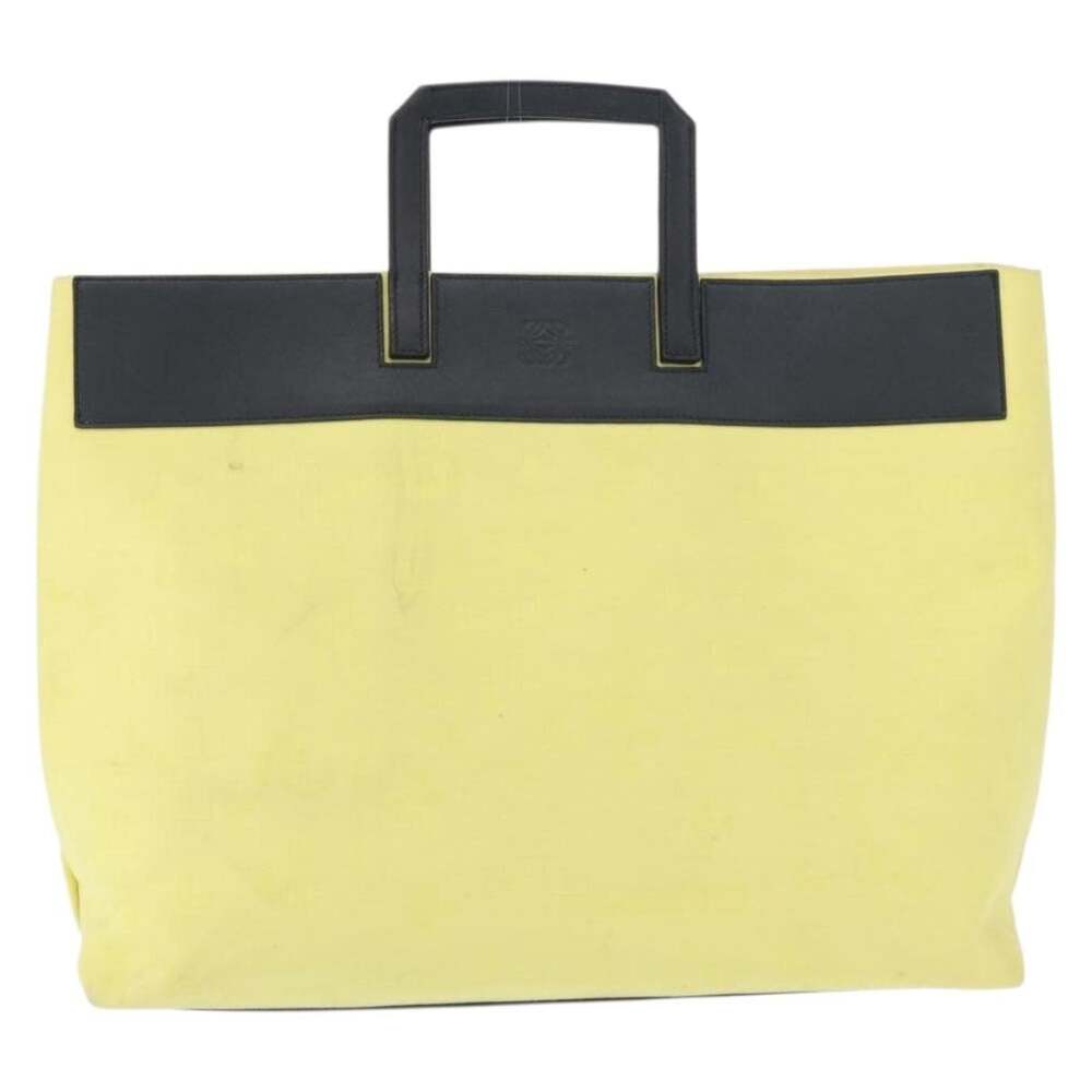 Loewe Canvas Tote Bag Yellow Gold